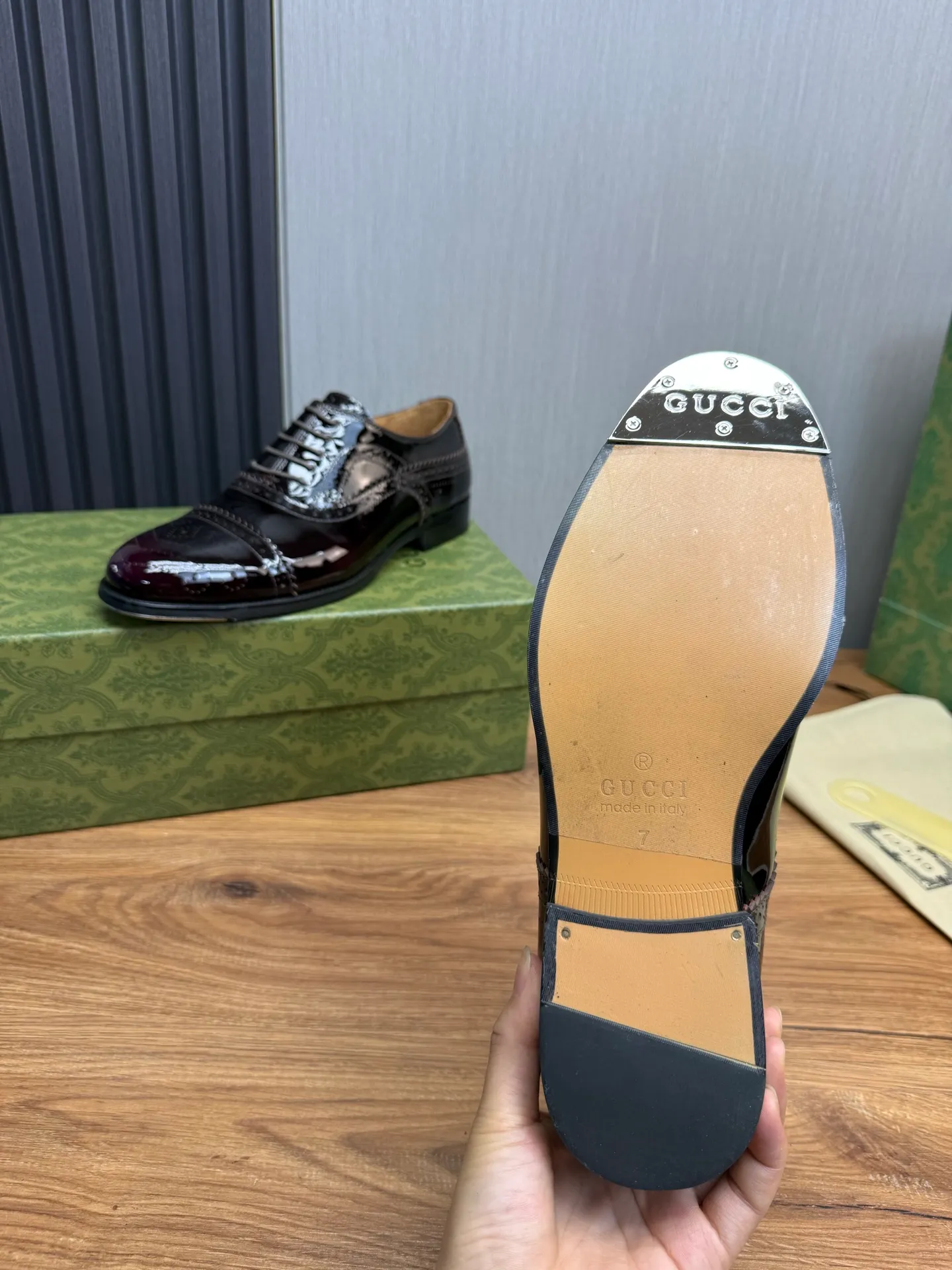 Men's shoes 💰680💰 GUCCI Gucci. Men's business casual leather shoes, all made of imported original brand leather, just to create a more comfortable wearing experience. Upper: original cowhide + imported cowhide lining, original non-slip and wear-resistant outsole ✔️36-45 (38.45 non-refundable)